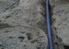 地下防水被膜配線法