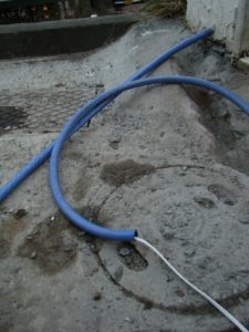 地下防水被膜配線法06